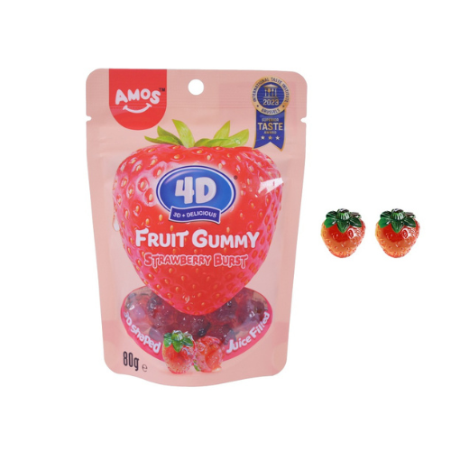 Amos 4d Gummy Burst Strawberry